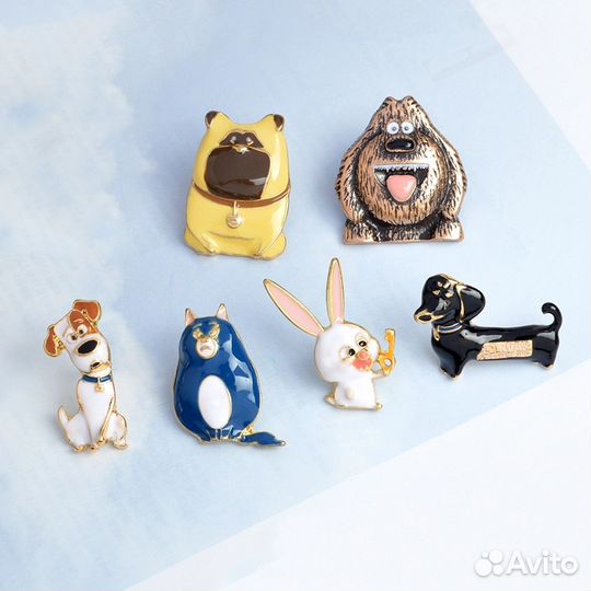 Значки на одежду, рюкзак Сабаки из мультфильма Тай