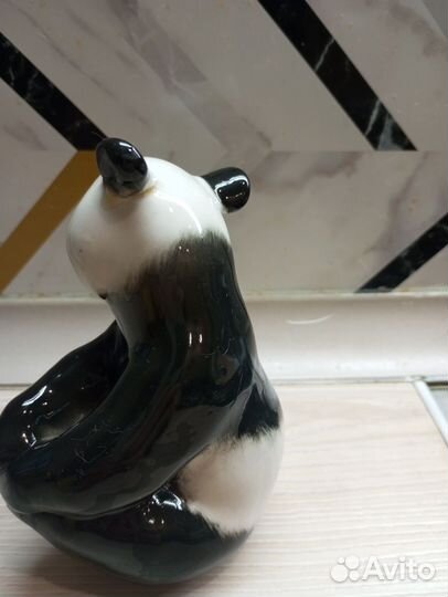 Фарфоровые статуэтки СССР лфз(осталась панда)