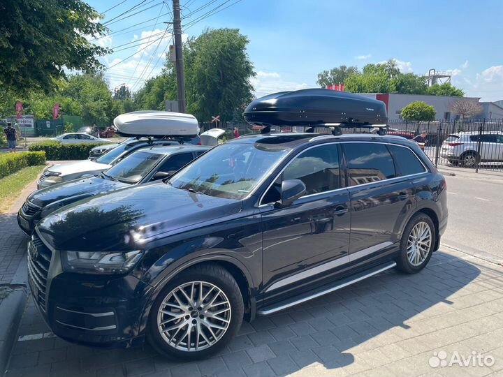Бокс на крышу Turino Sport 480 черный на Audi Q7