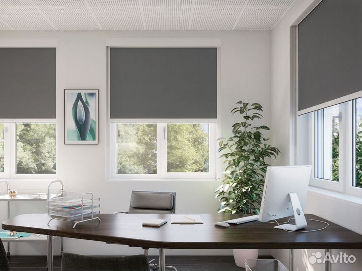 Рулонные шторы в кухню