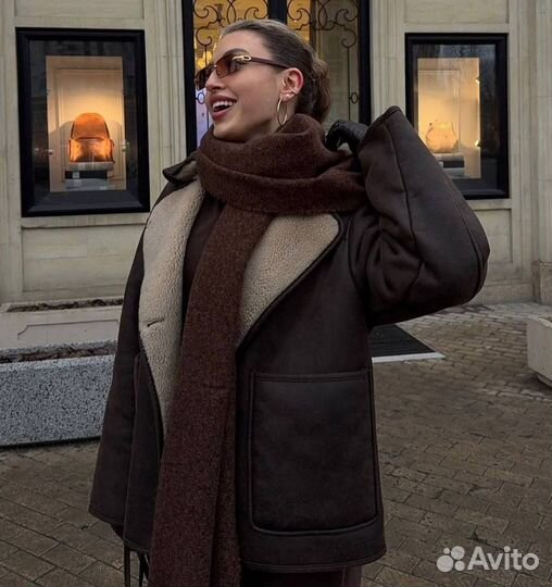 Дублёнка женская зимняя новая 42-48 размера