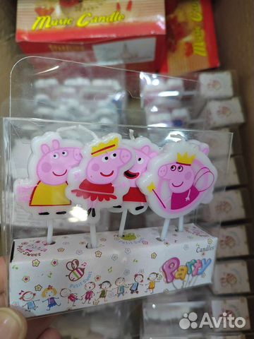 Фигурные свечи для торта