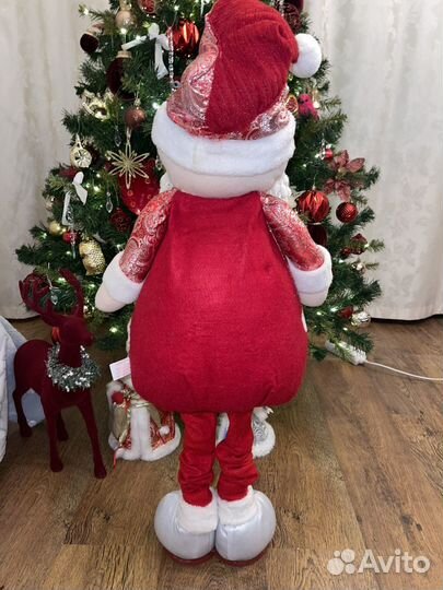 Большой Дед Мороз растущий 65-90 см