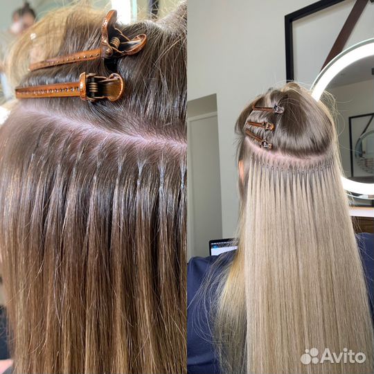 Безопасное наращивание волос