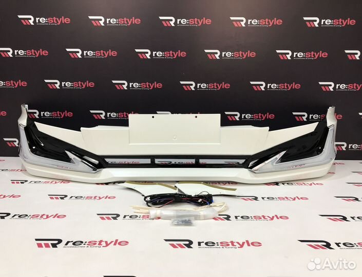 Губа передняя Toyota Land Cruiser Prado 120 S1535