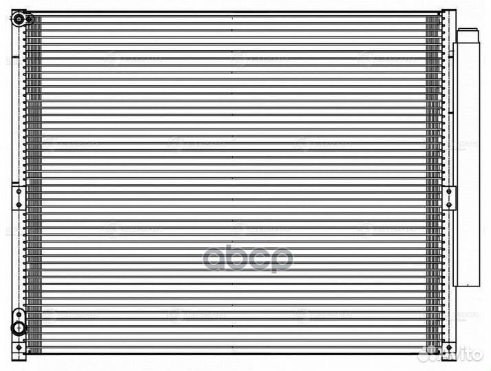 Радиатор кондиц. для а/м Toyota Land Cruiser Pr