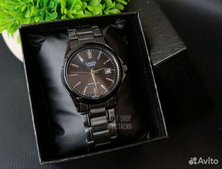 Часы мужские Casio (Кварцевые, Круглые, Новые)