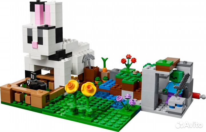 Lego Minecraft 21181 Кроличье ранчо