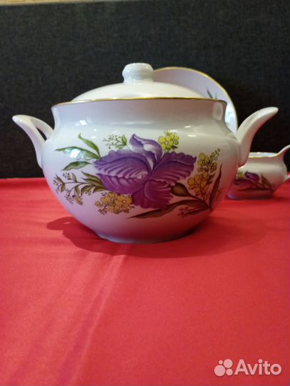 Фарфоровая супница СССР