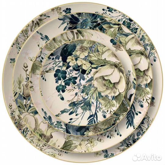 Китайский костяной фарфор сервиз