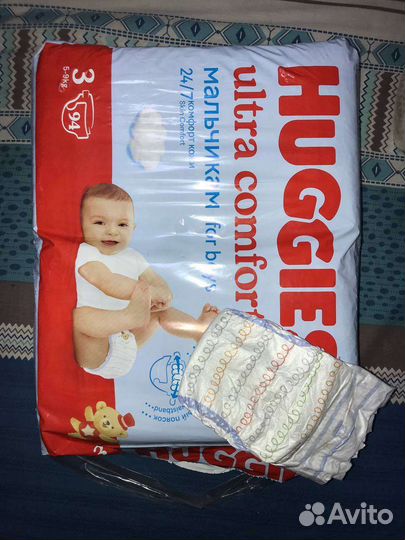 Памперсы детские 3 размер