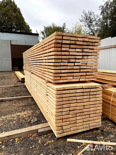 Доска обрезная 25х150х6000мм ГОСТ