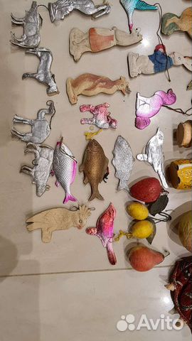 Новогодние елочные игрушки СССР