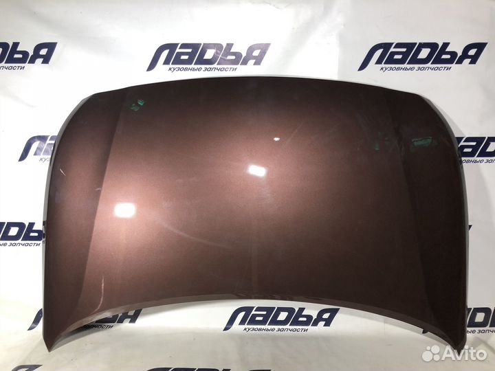 Капот Hyundai Solaris (2020) Коричневый cognac bro