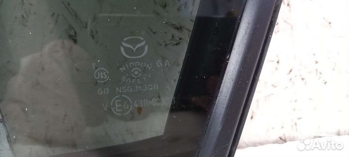 Форточка задняя левая Mazda 6GJ седан