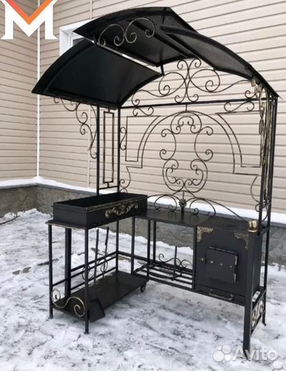 Мангал С крышей