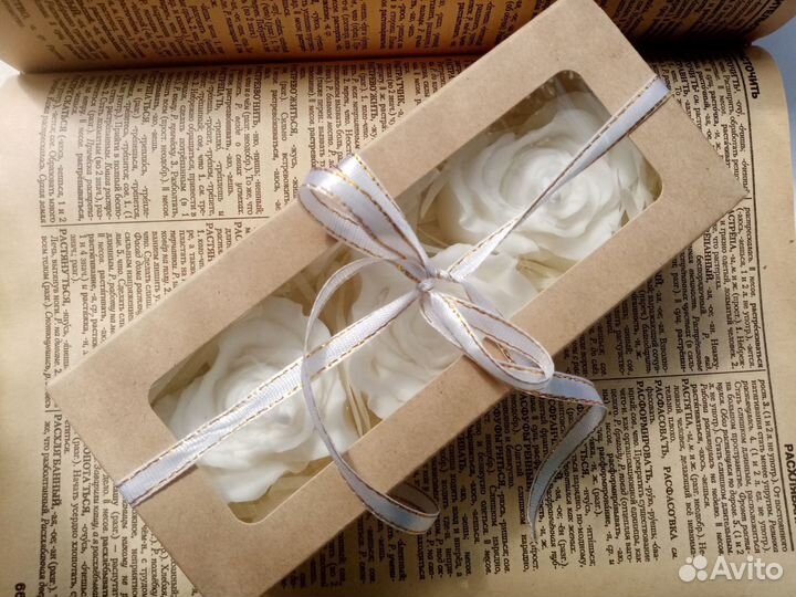 Набор из свечей ручной работы