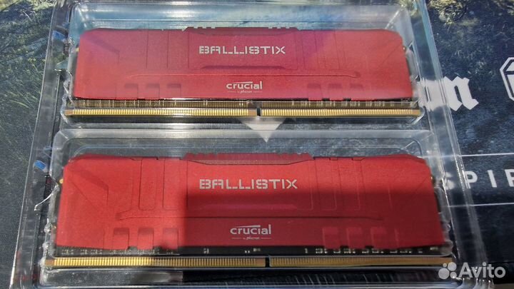 Оперативная память ddr4 16gb 3200 crucial ballisti