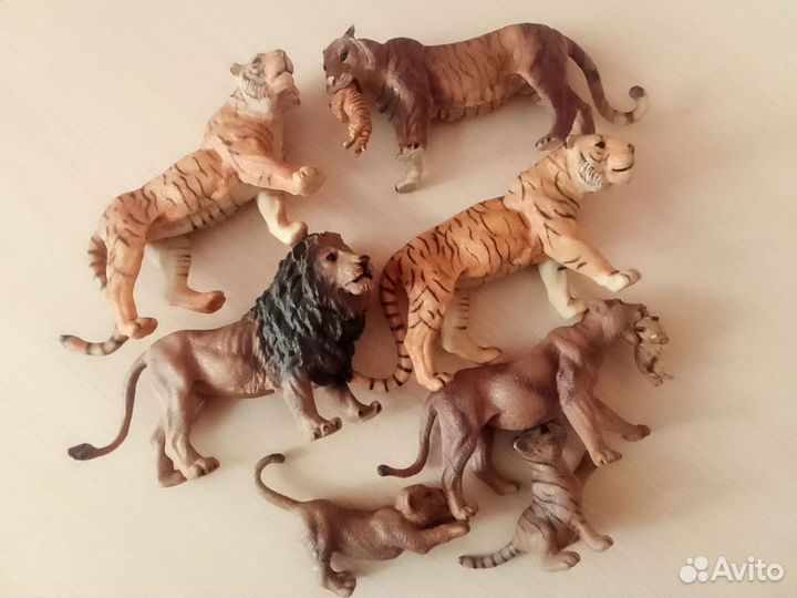 Набор тигры и львы