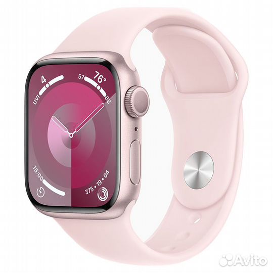 Apple Watch Series 9, GPS, 41 мм, розового цвета