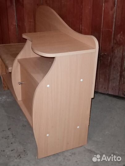 Полка -обувница с сиденьем