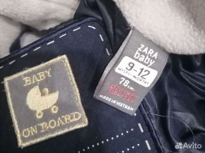Зимний комбинезон zara baby 78