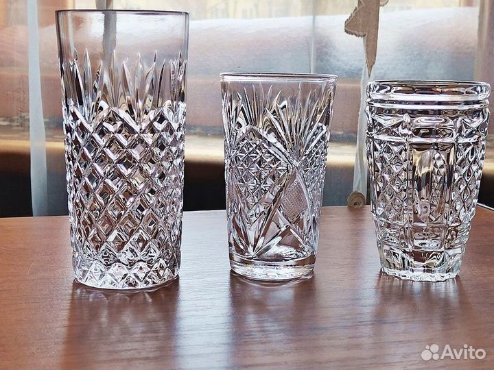 Хрустальные стаканы СССР