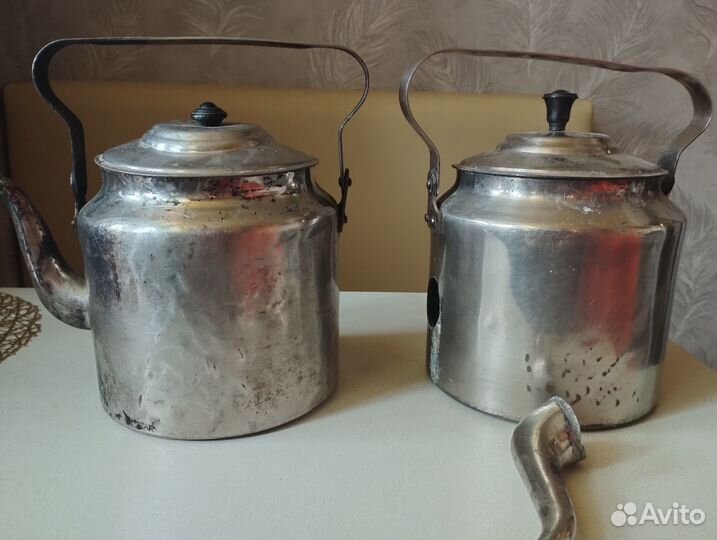 Чайник Тула 50е годы латунь