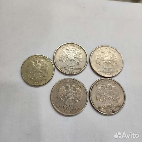 Монеты России 1991,1992,1993,1997,1998 г