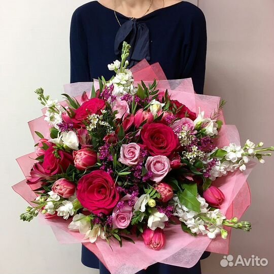 Букет живых цветов