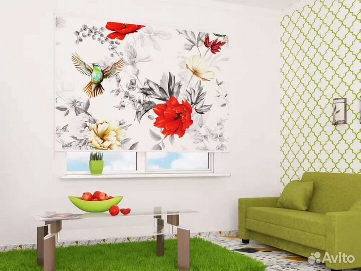 Рулонные шторы жалюзи krd10