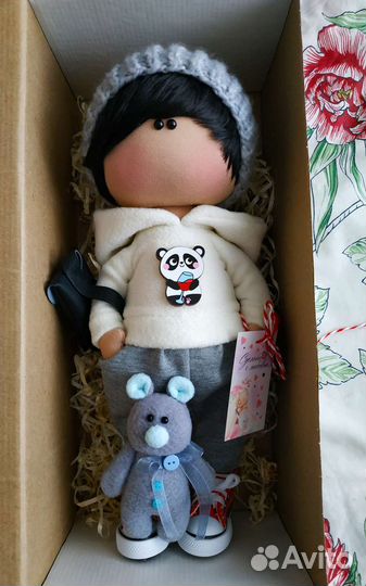 Кукла мальчик ручной работы