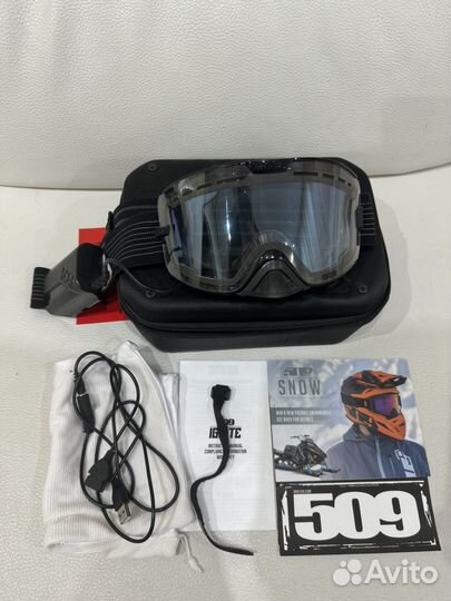 Очки с подогревом 509 для снегохода