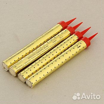 Свеча Фонтан для торта 4шт