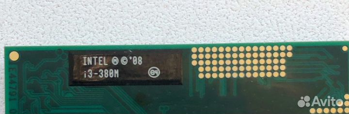 Мощный процессор i3 -380M