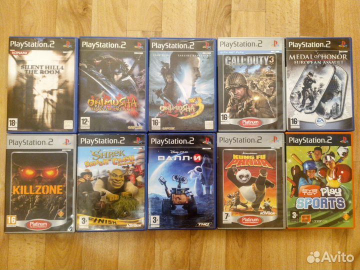 Диски PS2 лицензия