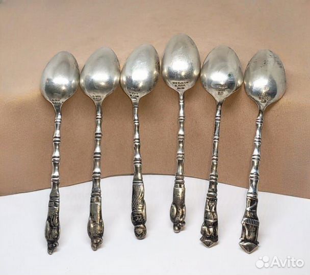 Ложечки - Vietnam - Вьетнам - Серебро 875 Винтаж