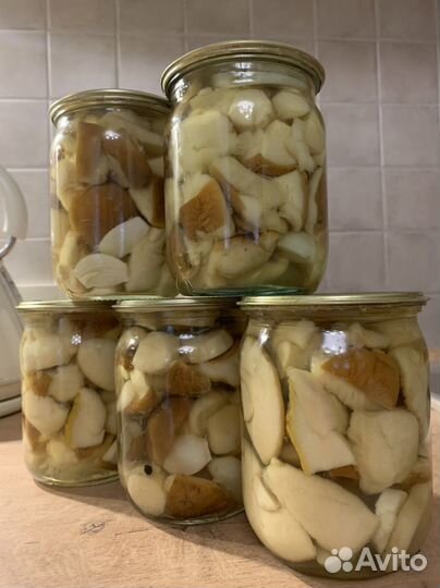 Белые грибы маринованные