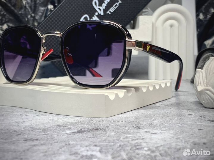 Очки Ray Ban ferrari фиолетовые