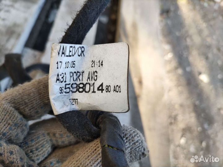 Проводка передней левой двери Ситроен С3