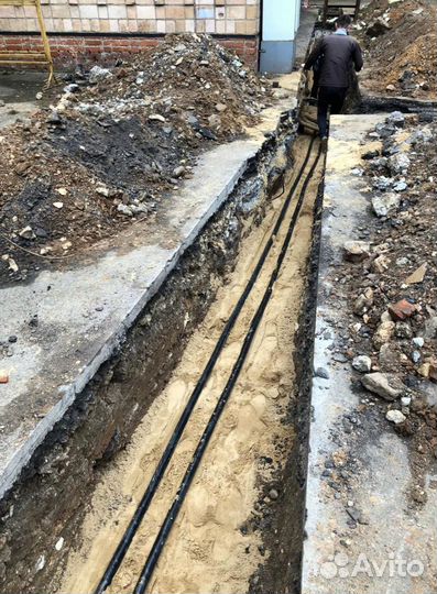 Прокладка силового Кабеля, Сип кабелей