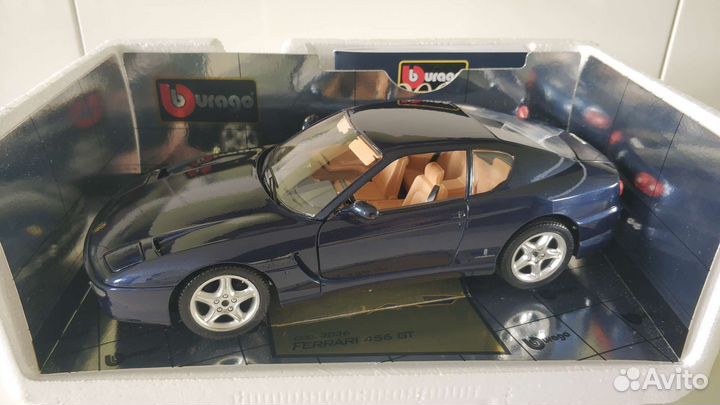 Модель Bburago 1 18 ferrari 456 GT 1992