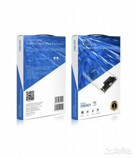 Внешний бокс для HHD / SSD SATA 2.5 USB 3.0