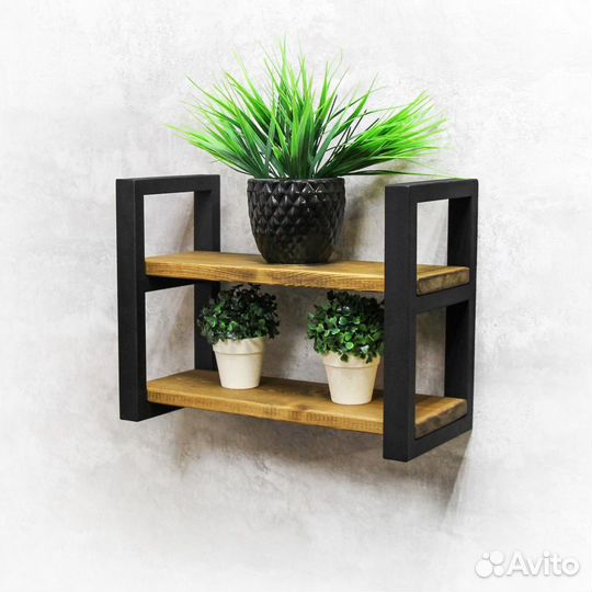 Полка Настенная Прямая Double