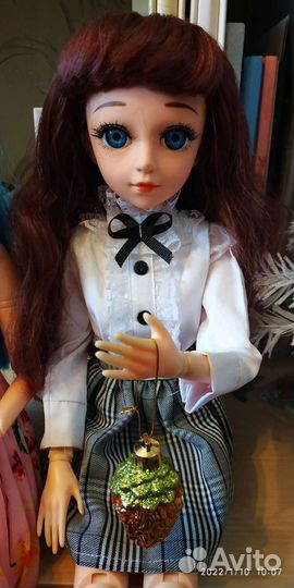Шарнирная кукла бжд 60 см