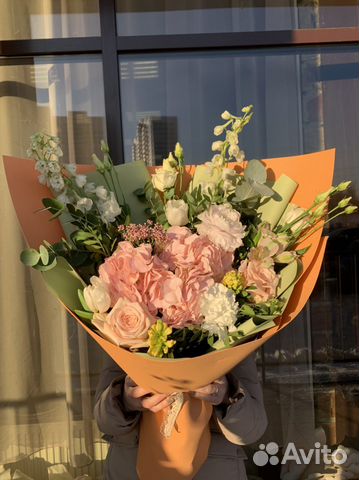 Нежный букет, цветы, доставка