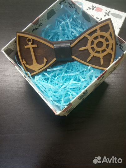 Деревянные галстуки-бабочки ручной работы