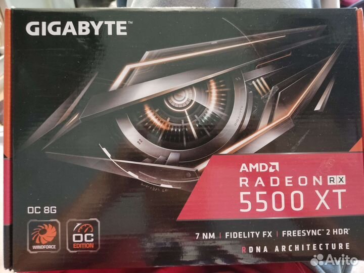 Видеокарта amd radeon rx 5500 xt