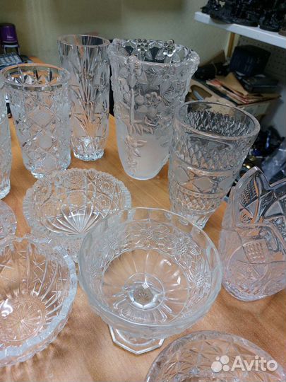 Хрусталь СССР в ассортименте