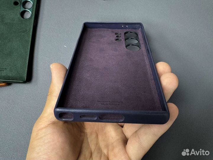 Чехол Samsung S24, 23 Ultra кожа